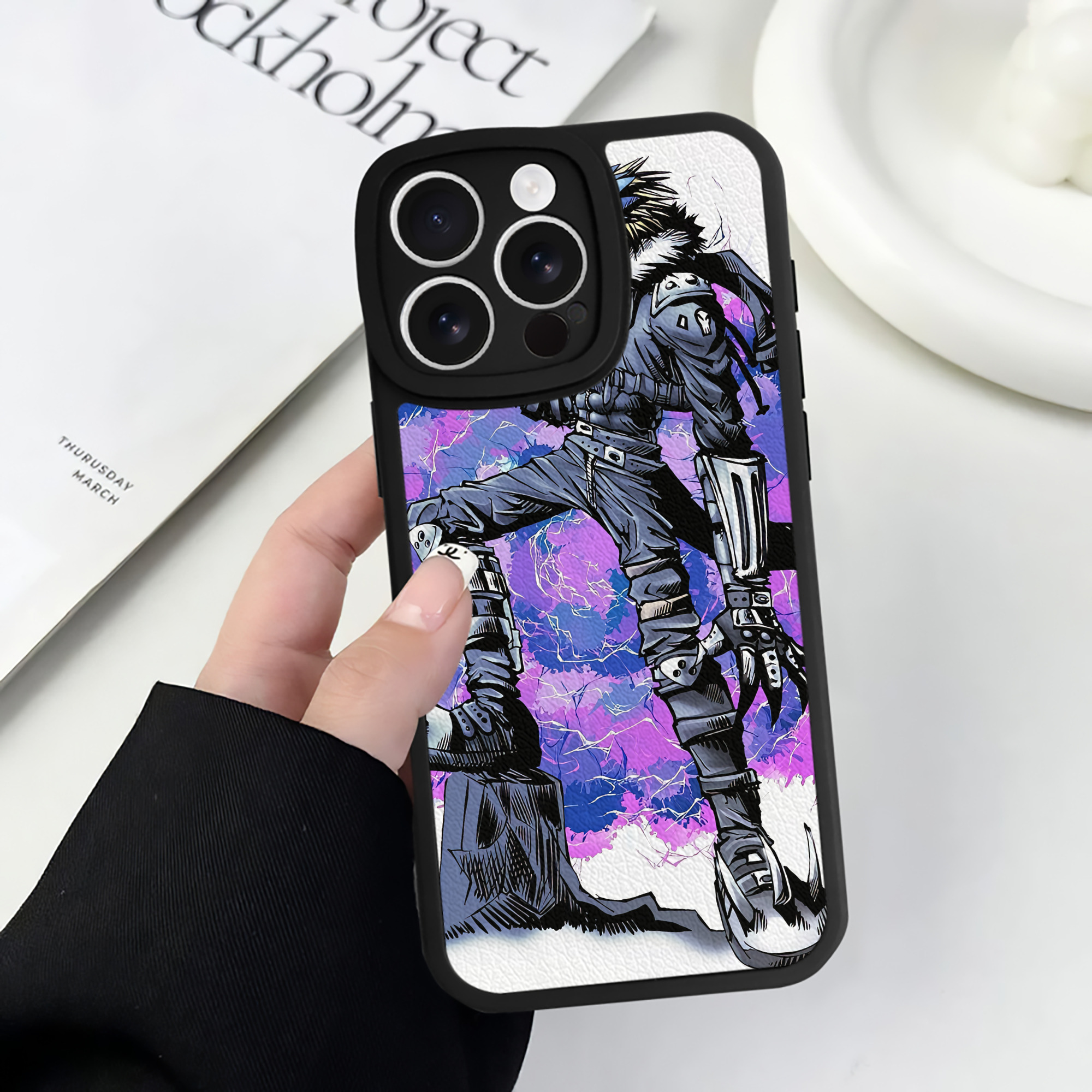 （画像用） Digimon デジタルモンスター/デジモン 【iPhone 16シリーズ対応】シリコンスマホケース（レザー調） 材質：シリコン